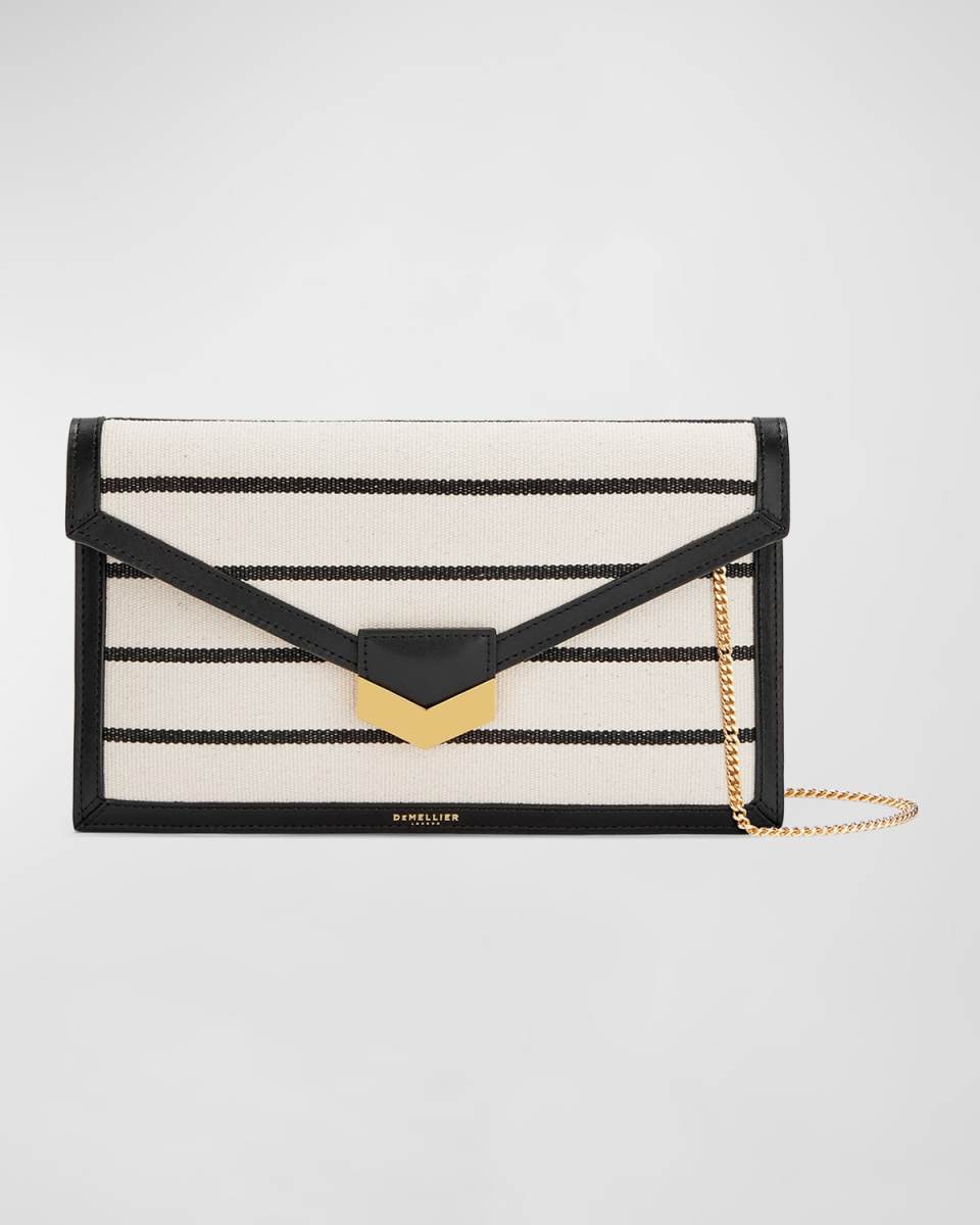 London Envelope Metallic Clutch Bag